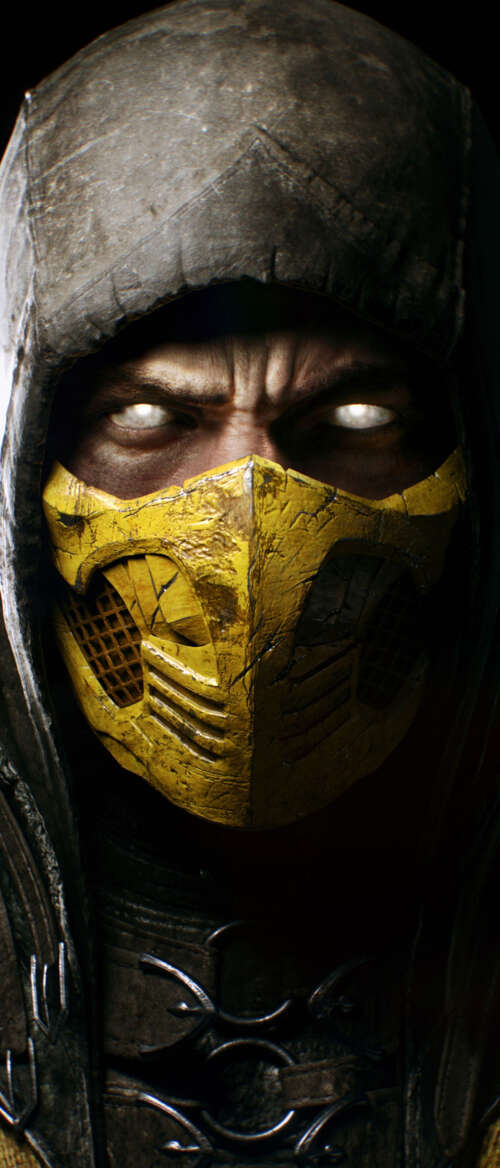 The legendary character Scorpion from the Mortal Kombat video game franchise. Samsung Galaxy Z Flip7 cell phone backgrounds free