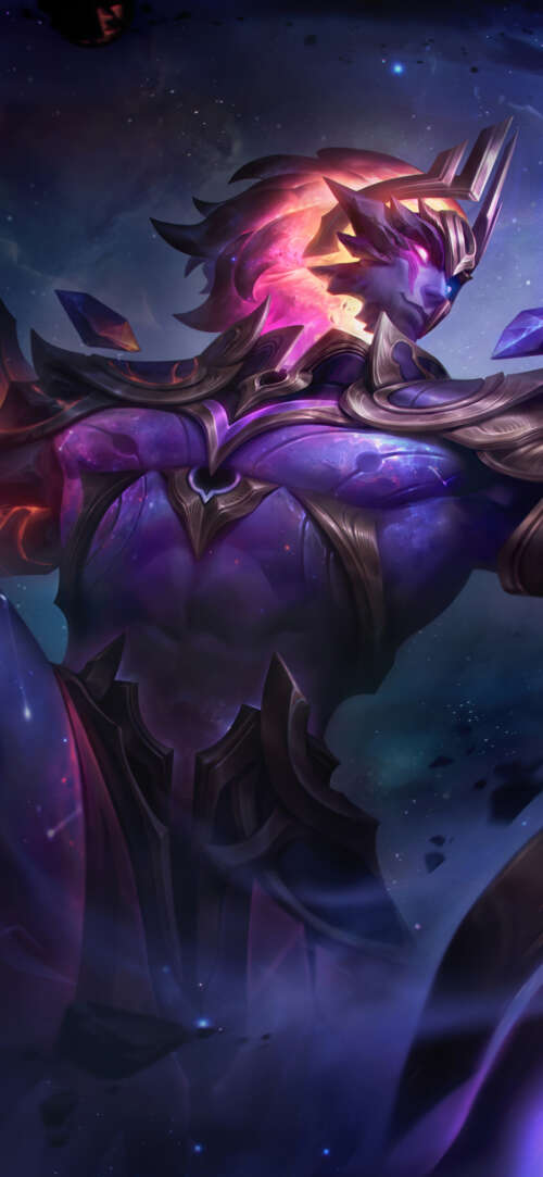 A detailed portrait of Sylas from League of Legends featuring his magical chains. Oppo Find X9 Ultra hd background