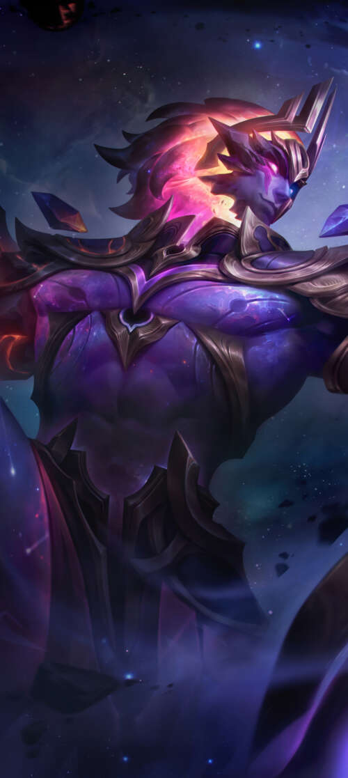 A detailed portrait of Sylas from League of Legends featuring his magical chains. Oukitel WP58 Pro wallpapers for android