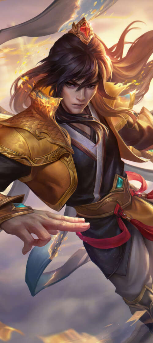 Talon from League of Legends prepared for a lethal strike with his iconic blades. agm G3 free background images