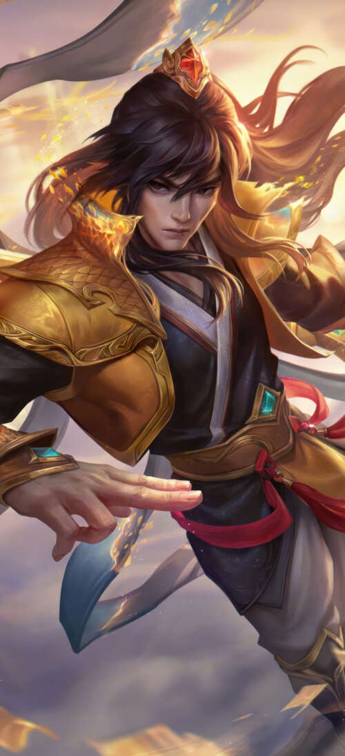 Talon from League of Legends prepared for a lethal strike with his iconic blades. realme neo7 Turbo background images hd
