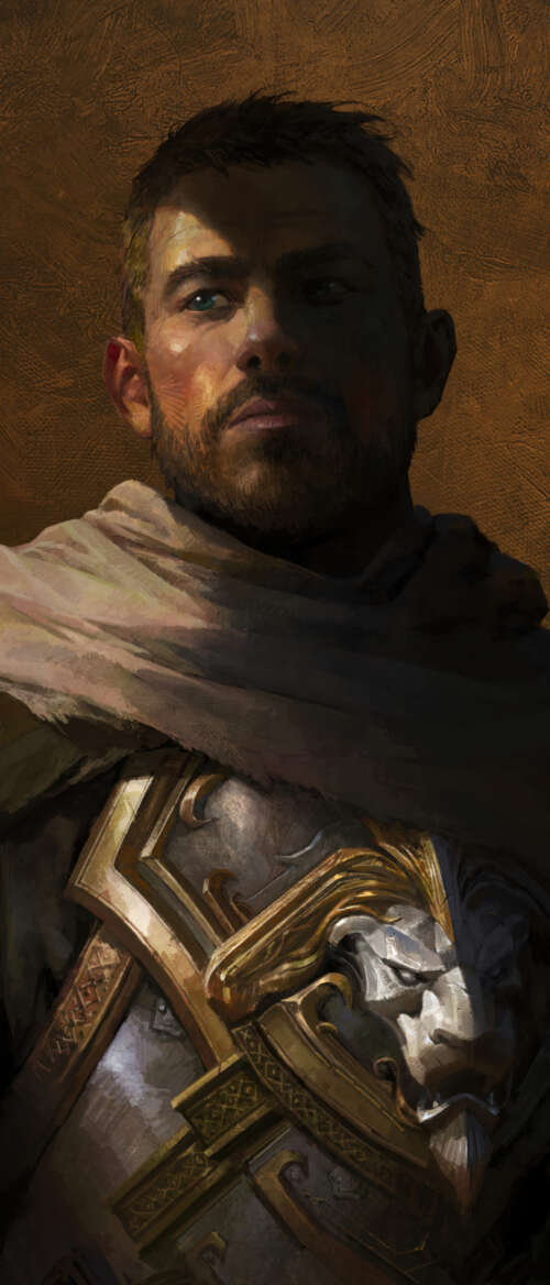 Un ritratto epico di Anduin Wrynn, protagonista del videogioco World of Warcraft:... nubia Flip 3