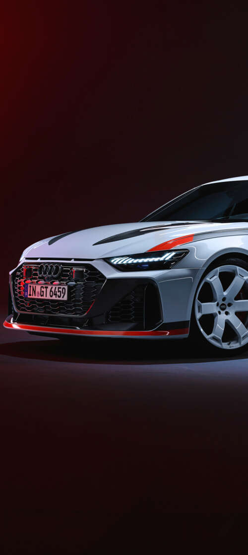 A high-performance Audi RS6 Avant GT featuring aggressive styling and wide wheel... Oukitel WP58 Pro free wallpaper
