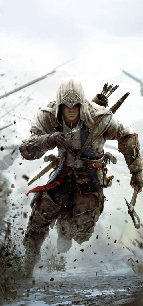 Connor Kenway, protagonista di Assassin's Creed III, indossa il suo caratteristico... Samsung Galaxy S26 Ultra