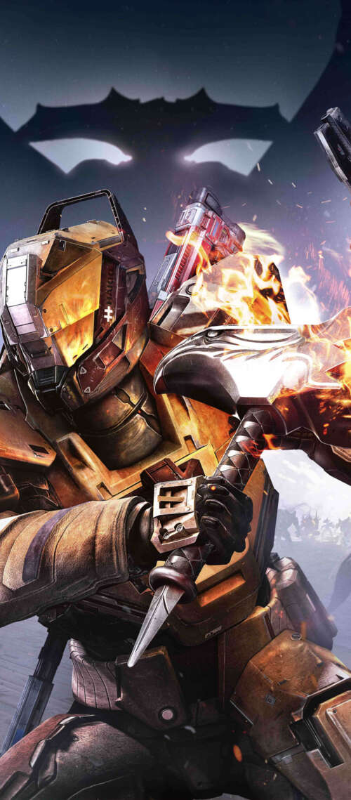 Un Guardiano, proveniente dal videogioco Destiny: The Taken King, affronta nemici... fossibot F112 PRO