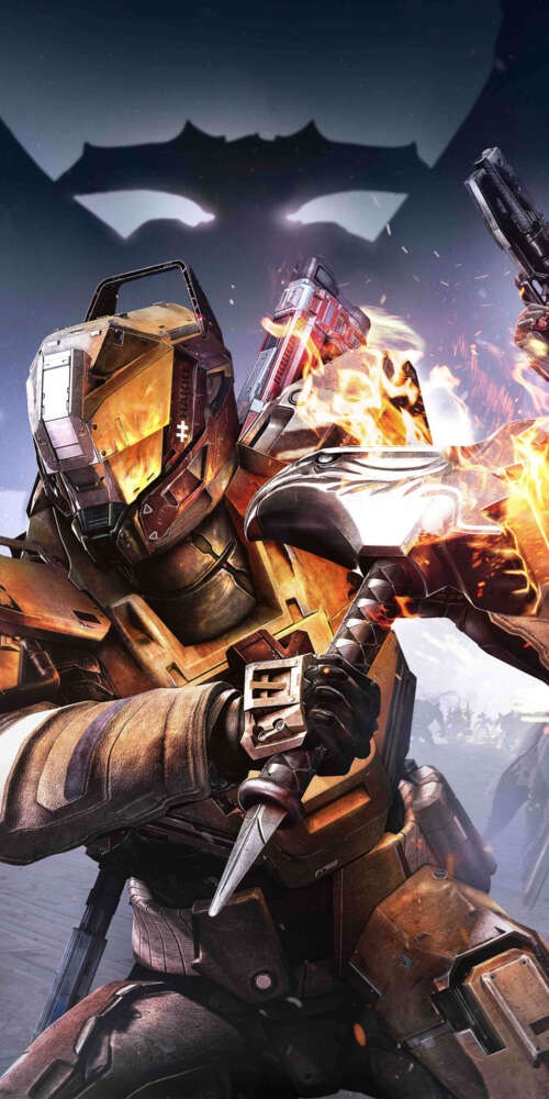 Un Guardiano, proveniente dal videogioco Destiny: The Taken King, affronta nemici... Doogee Fire 3 Ultra