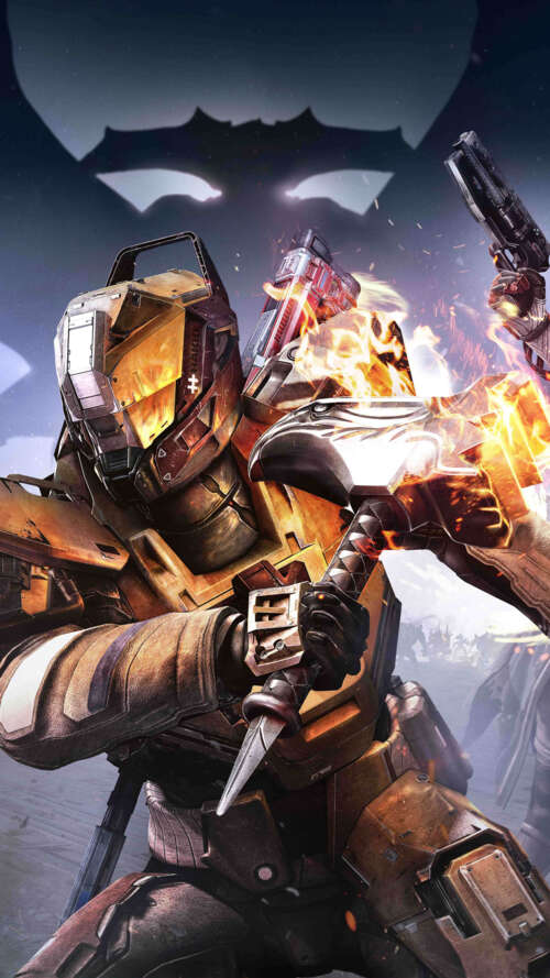 Un Guardiano, proveniente dal videogioco Destiny: The Taken King, affronta nemici... lava Play Max