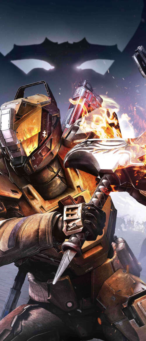 Un Guardiano, proveniente dal videogioco Destiny: The Taken King, affronta nemici... Samsung Galaxy Z Flip7
