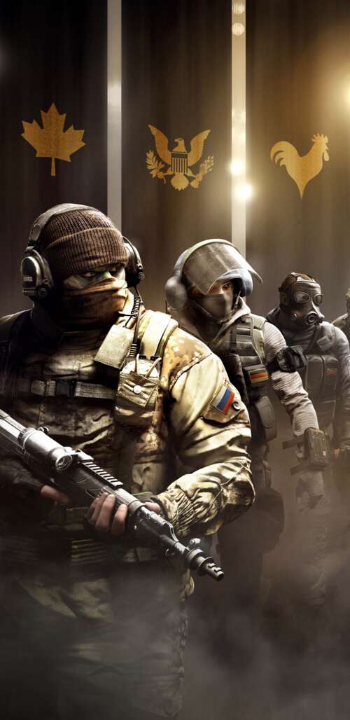 A specialized tactical operator from Tom Clancy's Rainbow Six Siege prepared for... wallpaper