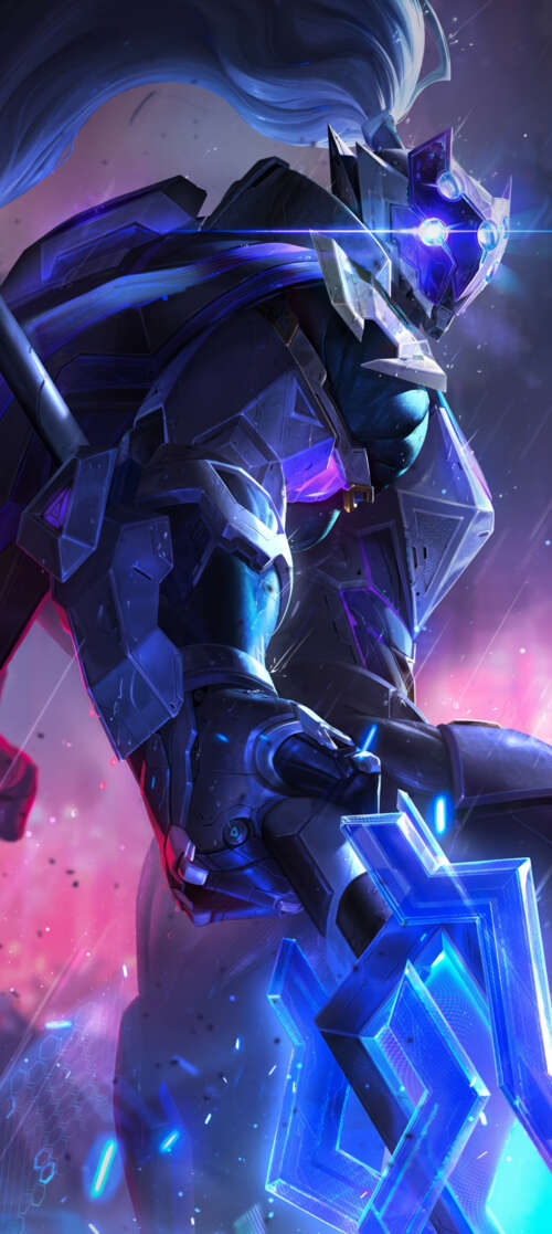 Jax from League of Legends prepared for combat in a cinematic fantasy setting. Oukitel WP58 Pro hd background