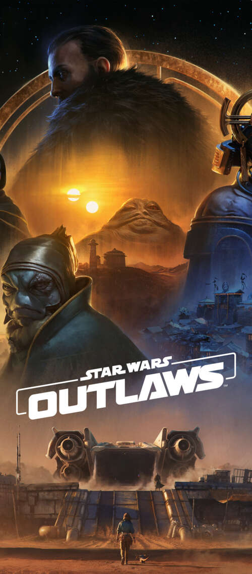 A cinematic shot featuring Kay Vess from the video game Star Wars Outlaws. Ulefone Armor 30 wallpapers for android