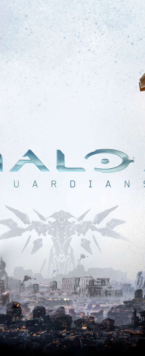 Master Chief wearing his iconic green MJOLNIR Spartan armor from the Halo 5: Guardians... Meizu Note 16 download free wallpaper for phone