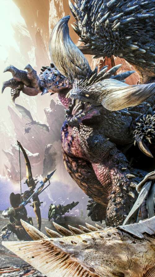 Nergigante, l’Antico Drago di Monster Hunter: World, si distingue per le sue imponenti... lava Play Max
