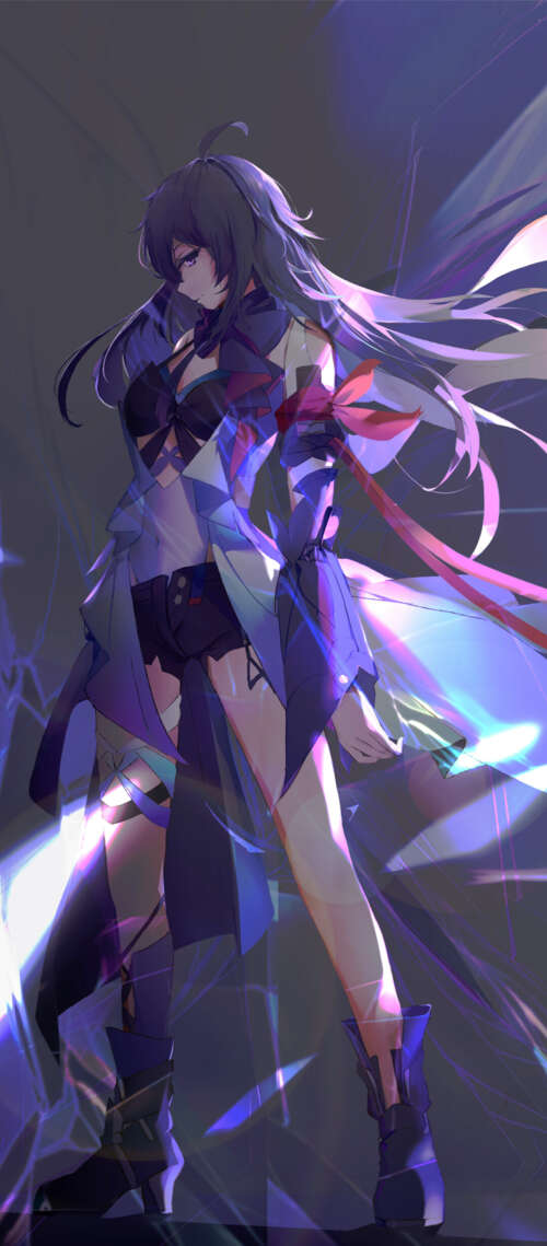 Seele, a character from Honki: Star Rail, portrayed in a high-quality artistic style. Ulefone Armor 30 wallpaper download
