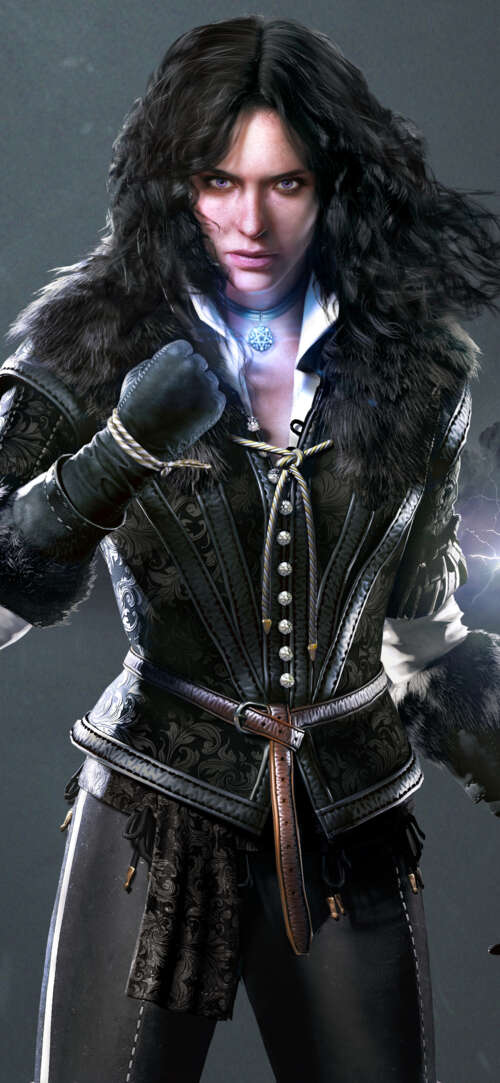 Yennefer di Vengerberg, la potente maga di The Witcher 3: Wild Hunt. Poco M7 Plus