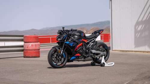 A high-resolution, detailed view of the 2024 BMW M 1000 R M Competition sports motorcycle... pictures for wallpaper