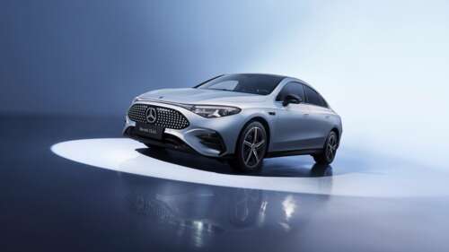 A high-resolution, detailed view of the 2025 Mercedes-Benz CLA 300 L with AMG Line... wallpaper