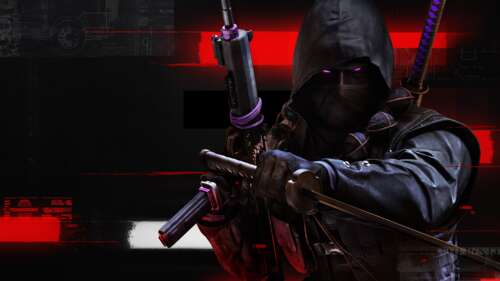 A tactical soldier in combat gear, official-style key art for Call of Duty Black... free desktop wallpaper
