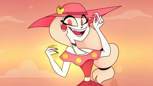 A high-detail, high-resolution portrait of Charlie Morningstar from the Hazbin Hotel... pictures for wallpaper