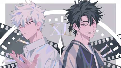 Cheng Xiaoshi and Lu Guang from the anime Link Click (Shiguang Dailiren) high definition wallpaper