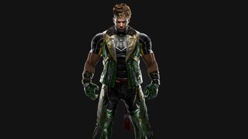 A detailed, cinematic close-up of Eddy Gordo from Tekken 8 against a dark, atmospheric... hd background