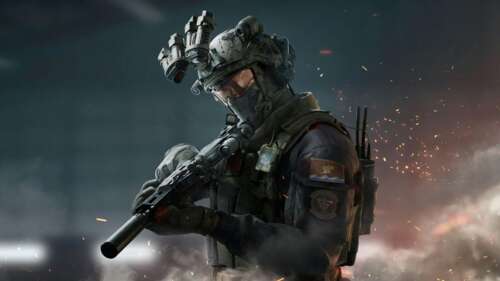 A tactical soldier from the Delta Force video game series wearing modern military...