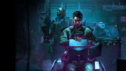 A cinematic shot of a tactical operator from Tom Clancy's Rainbow Six Siege equipped... wallpaper