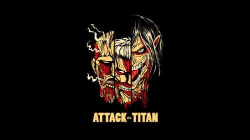 High-resolution 5K AMOLED wallpaper of Eren Yeager from Attack on Titan against a... computer backgrounds
