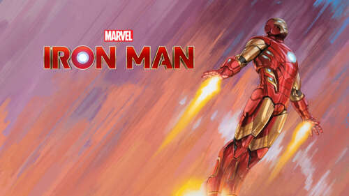 A high-tech virtual reality gaming view featuring Iron Man's armored HUD and weaponry... free wallpaper for computer
