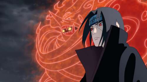 Itachi Uchiha from Naruto in Susanoo mode. free background