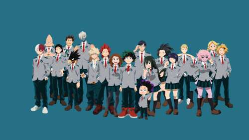 Anime character art of Izuku Midoriya from My Hero Academia pictures for wallpaper