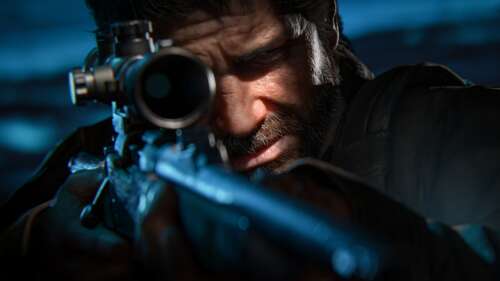 Joel Miller from The Last of Us holding a sniper rifle wallpaper