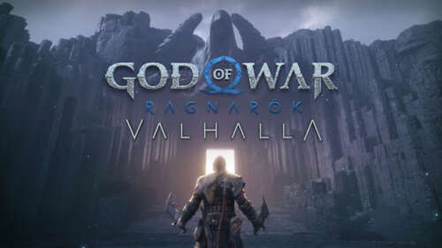 A highly detailed close-up of Kratos from the video game God of War Ragnarök. free hd wallpapers