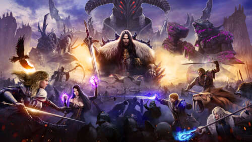 An armored warrior standing in a majestic throne room, inspired by the video game... wallpaper