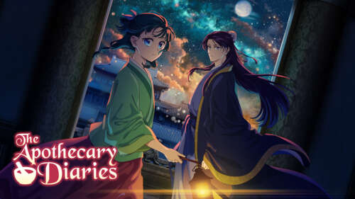 Anime poster of Maomao and Jinshi from The Apothecary Diaries (Kusuriya no Hitorigoto) high definition wallpaper