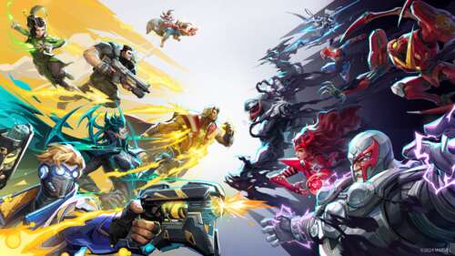 A powerful Marvel superhero in a stylized action pose, inspired by the art style... wallpaper for laptop download