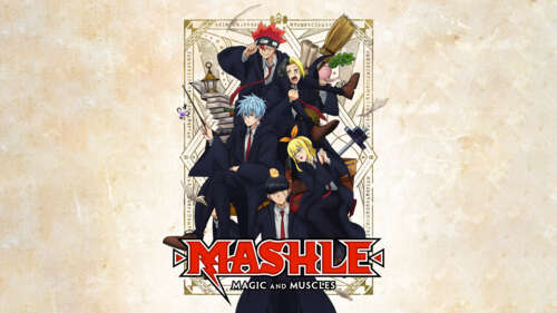 A group shot of Mash Burnedead, Dot Barrett, Finn Ames, and Lance Crown from the... free background