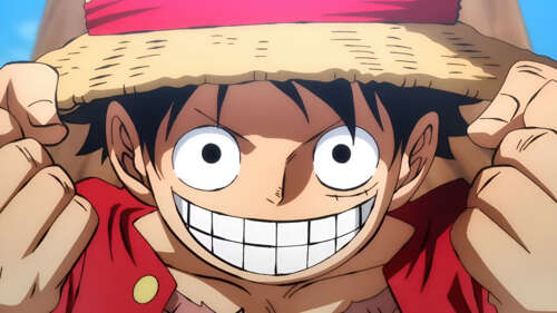Monkey D. Luffy from One Piece laughing joyfully wallpaper images