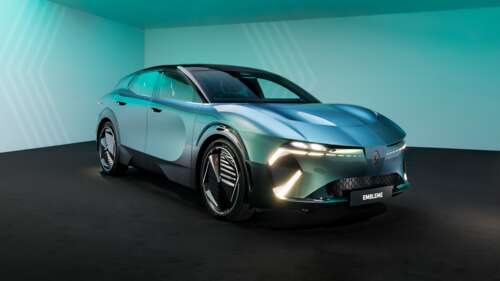 High-tech electric cars driving through a futuristic, clean urban environment under... free background images