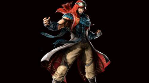 A high-contrast, detailed close-up of the character Shaheen from the video game Tekken... wallpaper for laptop download