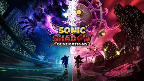 Sonic the Hedgehog and Shadow the Hedgehog featured in the official key art for Sonic... free wallpaper for computer