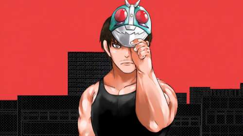 Anime character Tanzaburo Tojima wearing a mask from the series Tojima Wants to Be... wallpaper