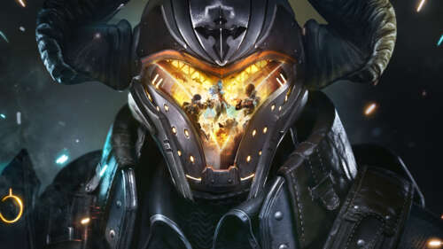Key art featuring a character from the game The First Descendant showcasing intense... wallpaper download