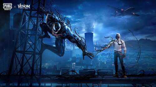 Venom from the movie Venom: The Last Dance appearing as a high-detail character skin... free wallpaper