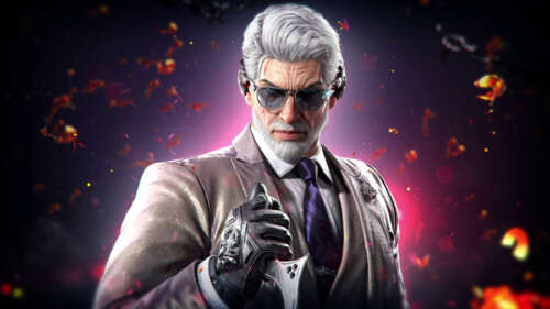 A high-detail depiction of Victor Chevalier from the video game Tekken 8. wallpaper for laptop download