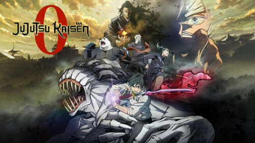 Yuta Okkotsu from the anime movie Jujutsu Kaisen 0 in a cinematic animation style free wallpaper