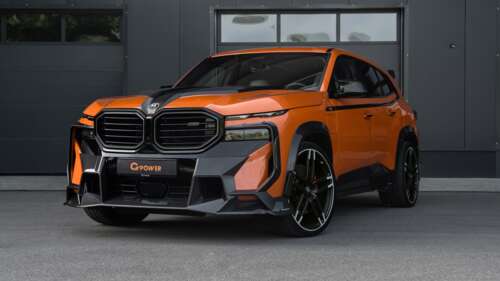 A high-resolution, detailed view of the 2025 BMW XM luxury SUV featuring its modern... pictures for wallpaper