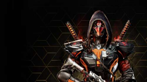 A futuristic tactical soldier in dark combat armor and advanced gear, inspired by... high definition wallpaper