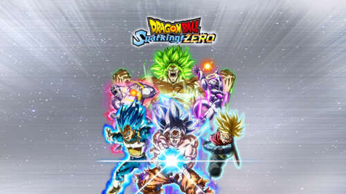 Goku in a dynamic combat pose from Dragon Ball Sparking Zero game art pictures for wallpaper