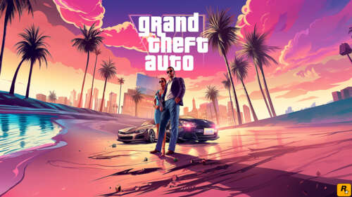 A cinematic digital painting of a character in the Grand Theft Auto VI art style,... free wallpaper